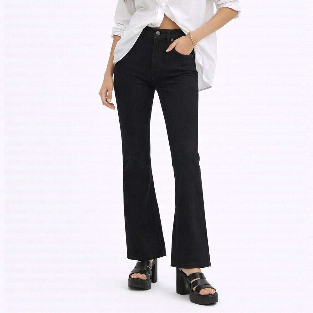 Levi’s 726 High Rise Flare Jeans Black Size 29